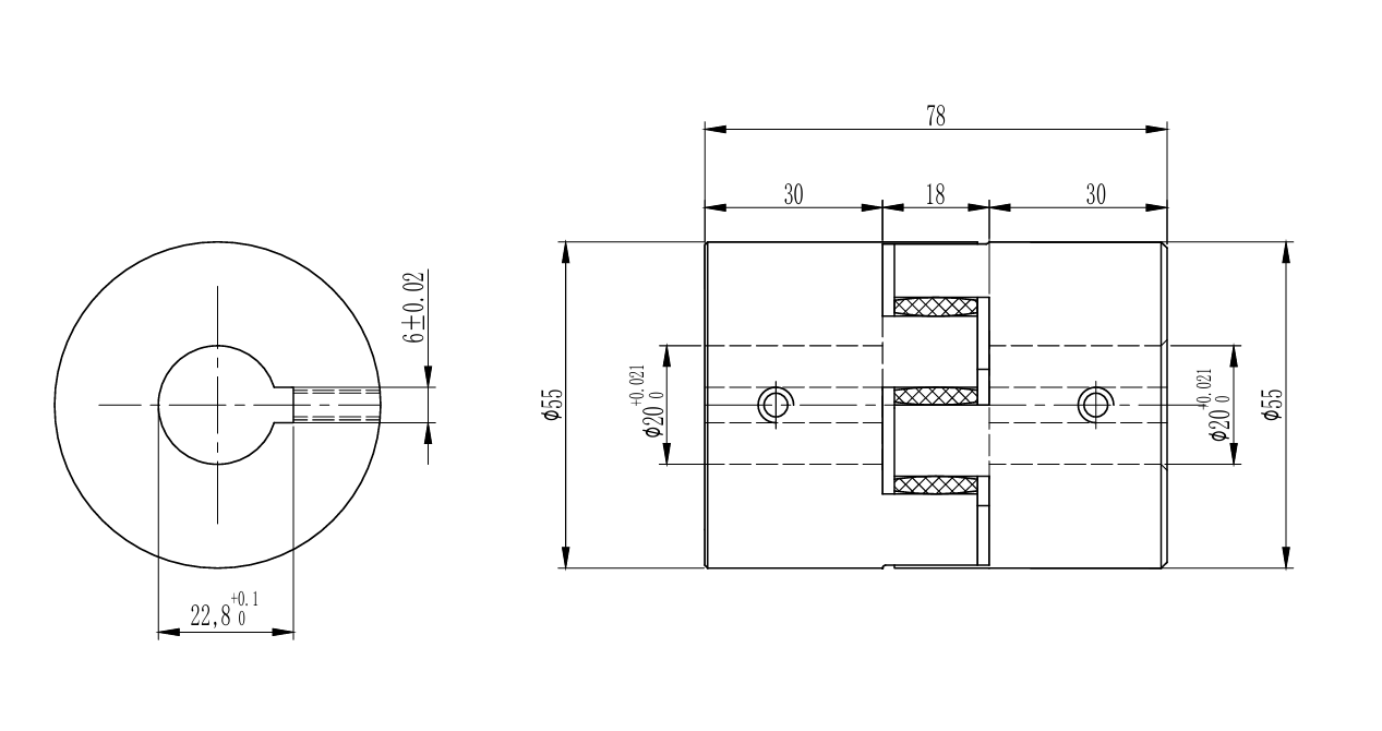Муфта GR 24 тип ROTEX 20H7 20H7