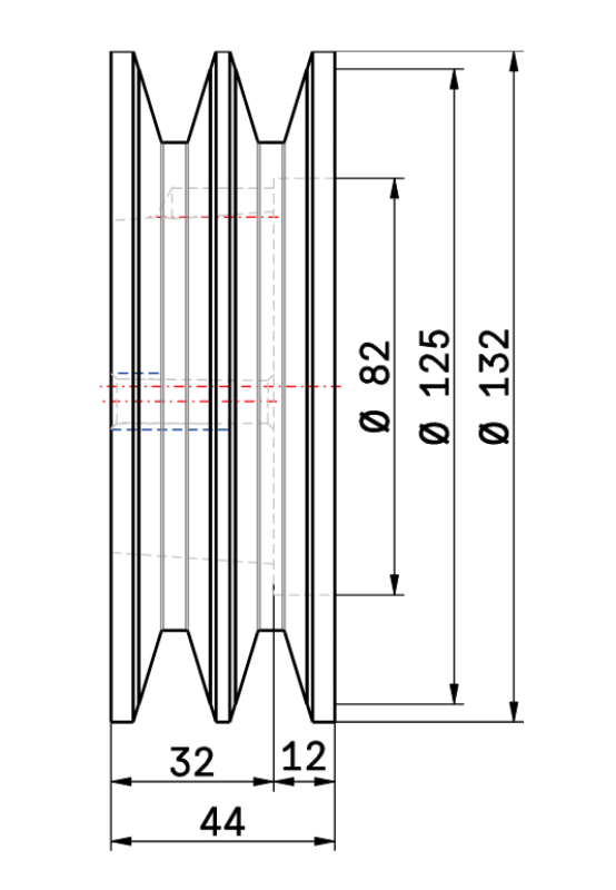 Шкив SPB 125-2 (2012)