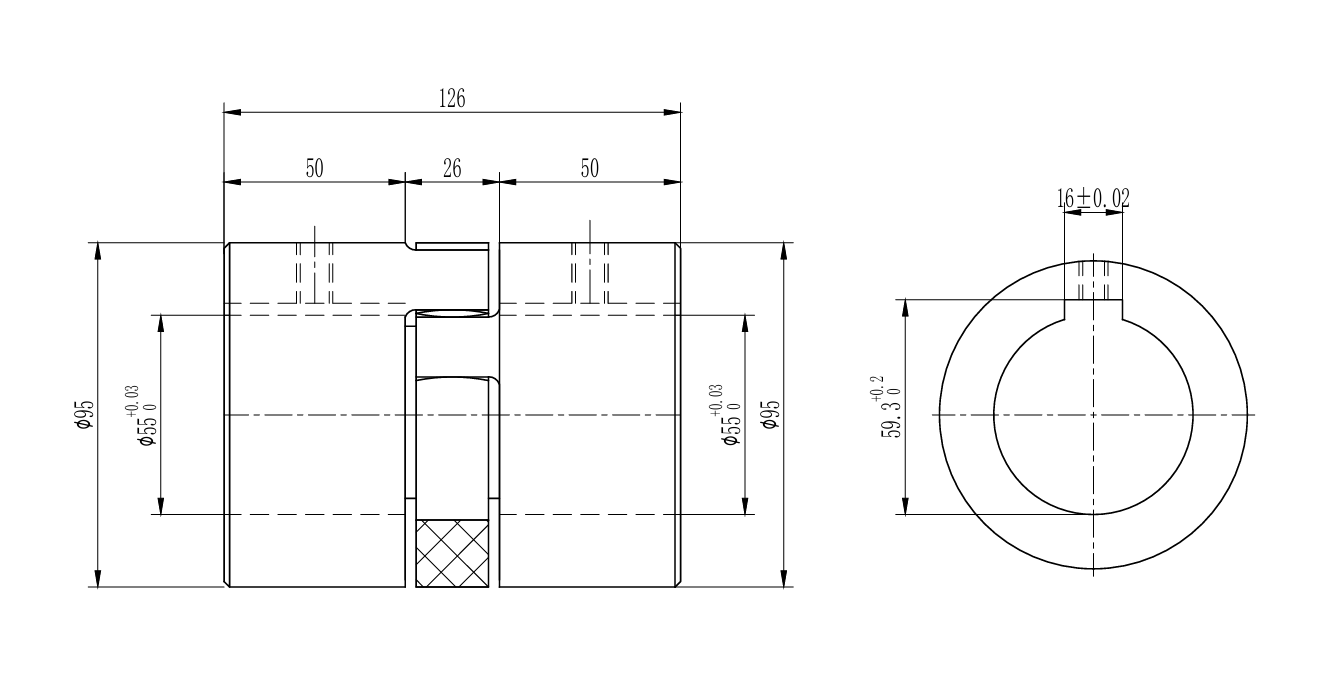 Муфта GR 42 тип ROTEX 55H7 55H7
