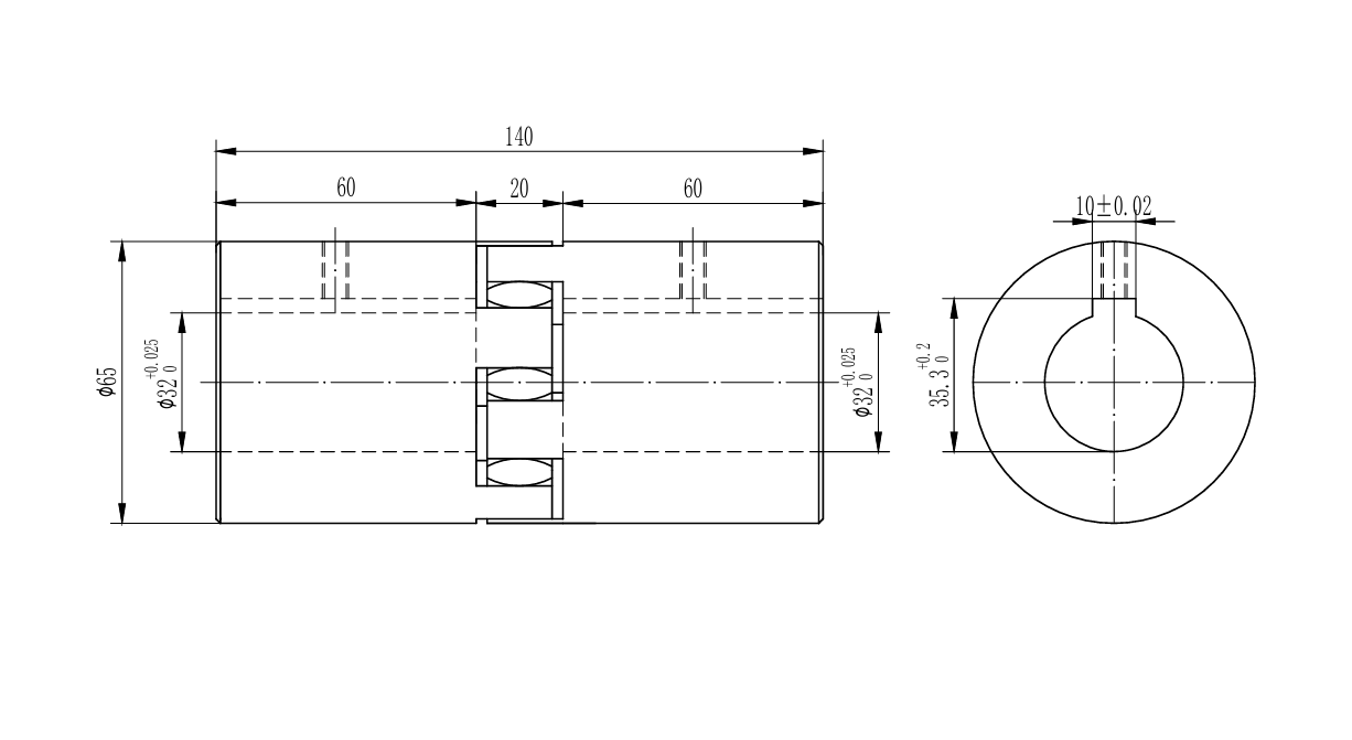 Муфта GR 28 тип ROTEX 32H7 32H7 LONG