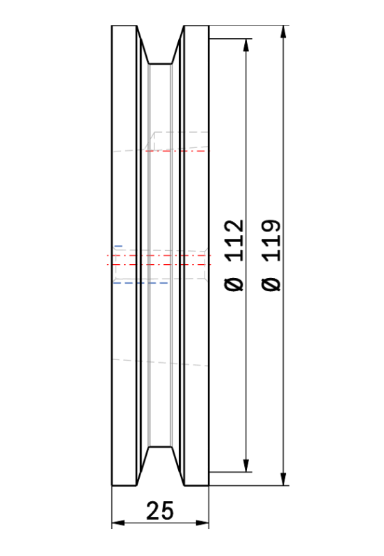 Шкив SPB TB 112/1 1610