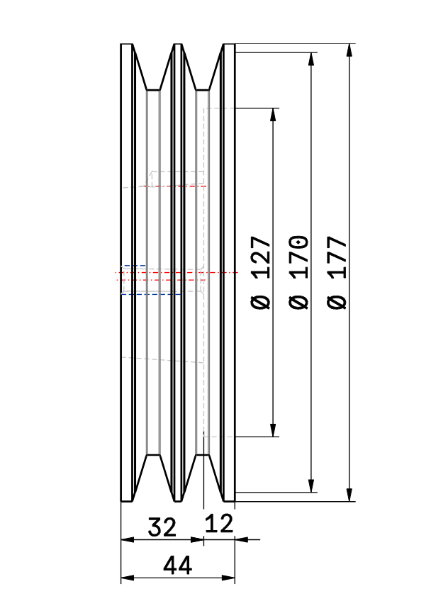 Шкив SPB TB 170/2 2012