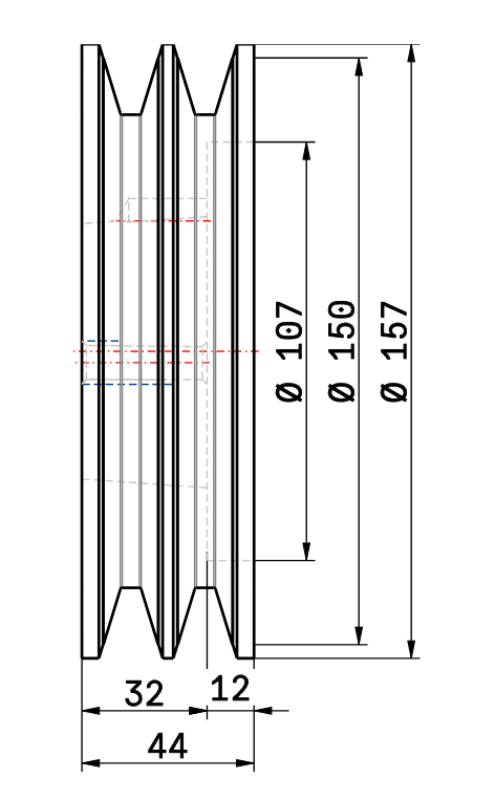 Шкив SPB 150-2 (2012)