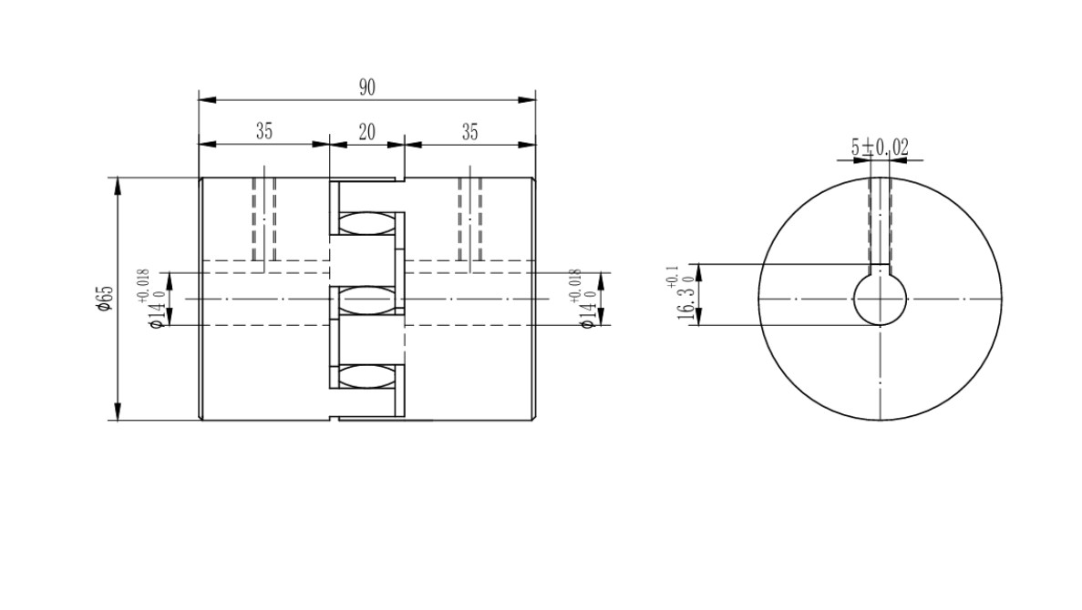 Муфта GR 28 тип ROTEX 14H7 14H7