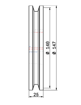 Шкив SPB TB 140/1 1610