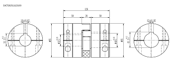 Муфта кулачковая зажимная GR 42 GS 98 ShA 32H7 40H7 