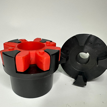 Полумуфта ступица кулачковой муфты сталь GR 38 A VKStal 20H7 key Rotex 38