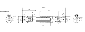 Шарнир телескопический DJCT202505212146 VKStal CPH31-D50-d15-e15-L650+300