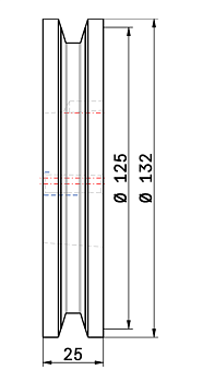Шкив SPB 125-1 (1610)