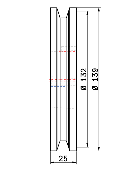 Шкив SPB TB 132/1 1610